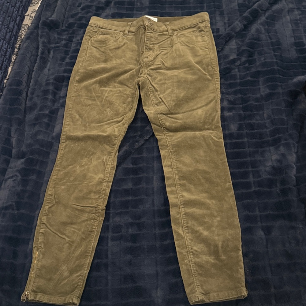 LOFT olive green Corduroy Pants 30/10